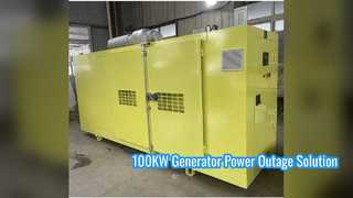 100-kW-Erdgasgenerator-Notstromversorgung