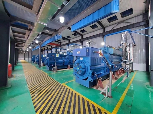 Ein guter Preis. Erdgas-Biogas-Generator-Satz-Kraftwerk-offener Behälter 1000KW 1MW Online