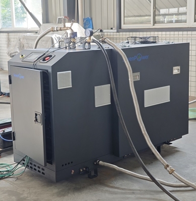 Ein guter Preis. Kompaktes Doppelbrennstoff-Kohlkraftwerk mit Erdgas 20 kW 25kva mit niedrigem Gasdruck Online