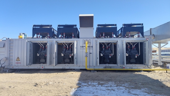 Ein guter Preis. Luftgekühlter Alternator Kühlbehälter Typ 500KW 1000KW 1MW 2MW 3MW LNG CNG Naturgas Deutz Generator für den Außenbereich Online