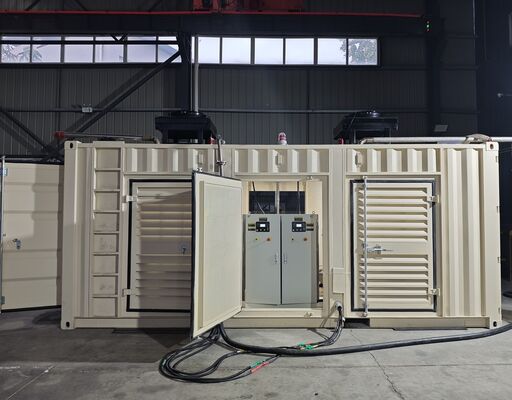Ein guter Preis. Premium-Container-Typ 120 kW 150 KVA Hochleistungs- und geräuscharmer Erdgasko-Generator Online